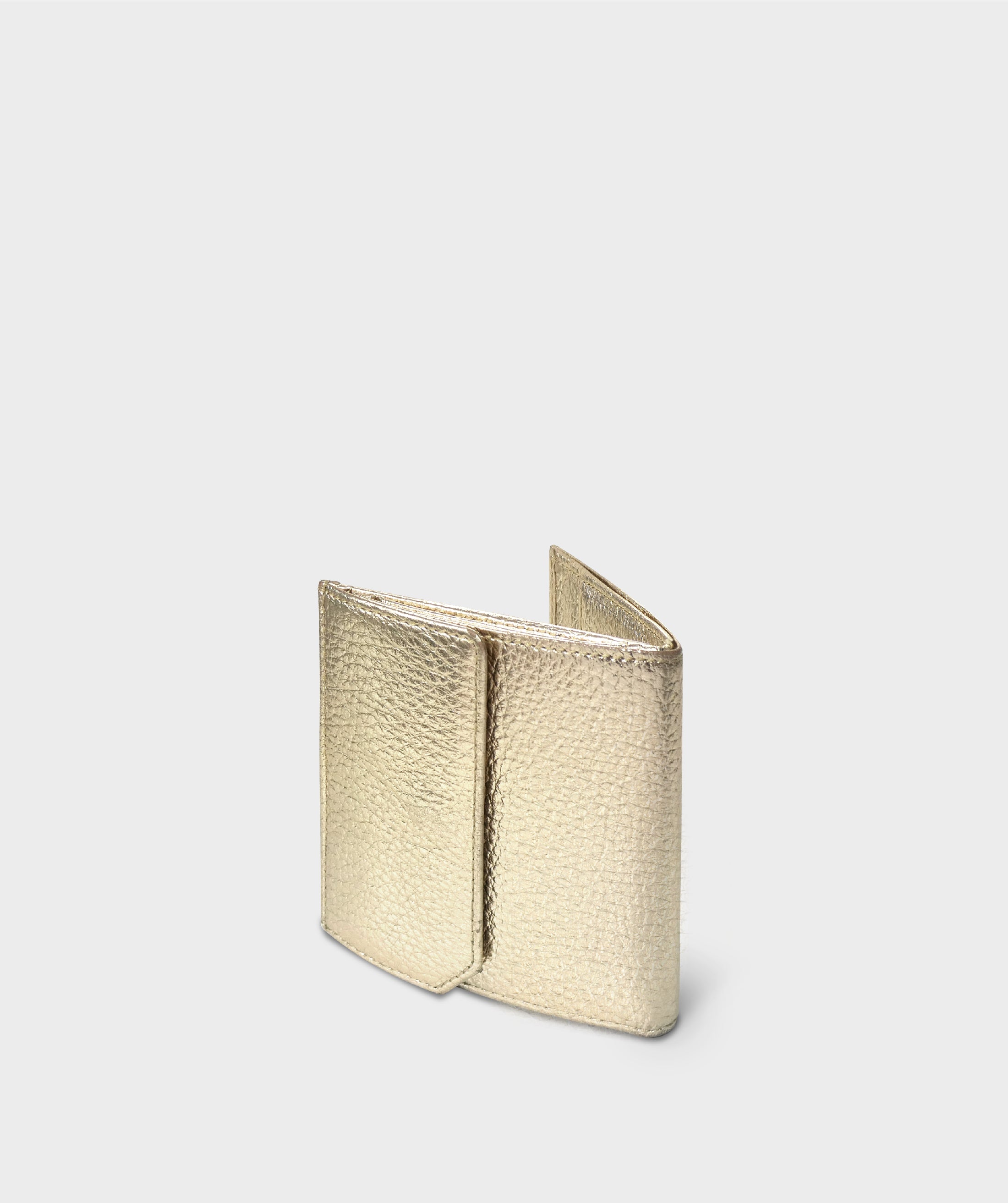 Taglich たぐりっひ タグリッヒ タグリッヒ- 革小物オンラインストア マジックポケット二つ折り財布 ラグジュアリー ゴールド