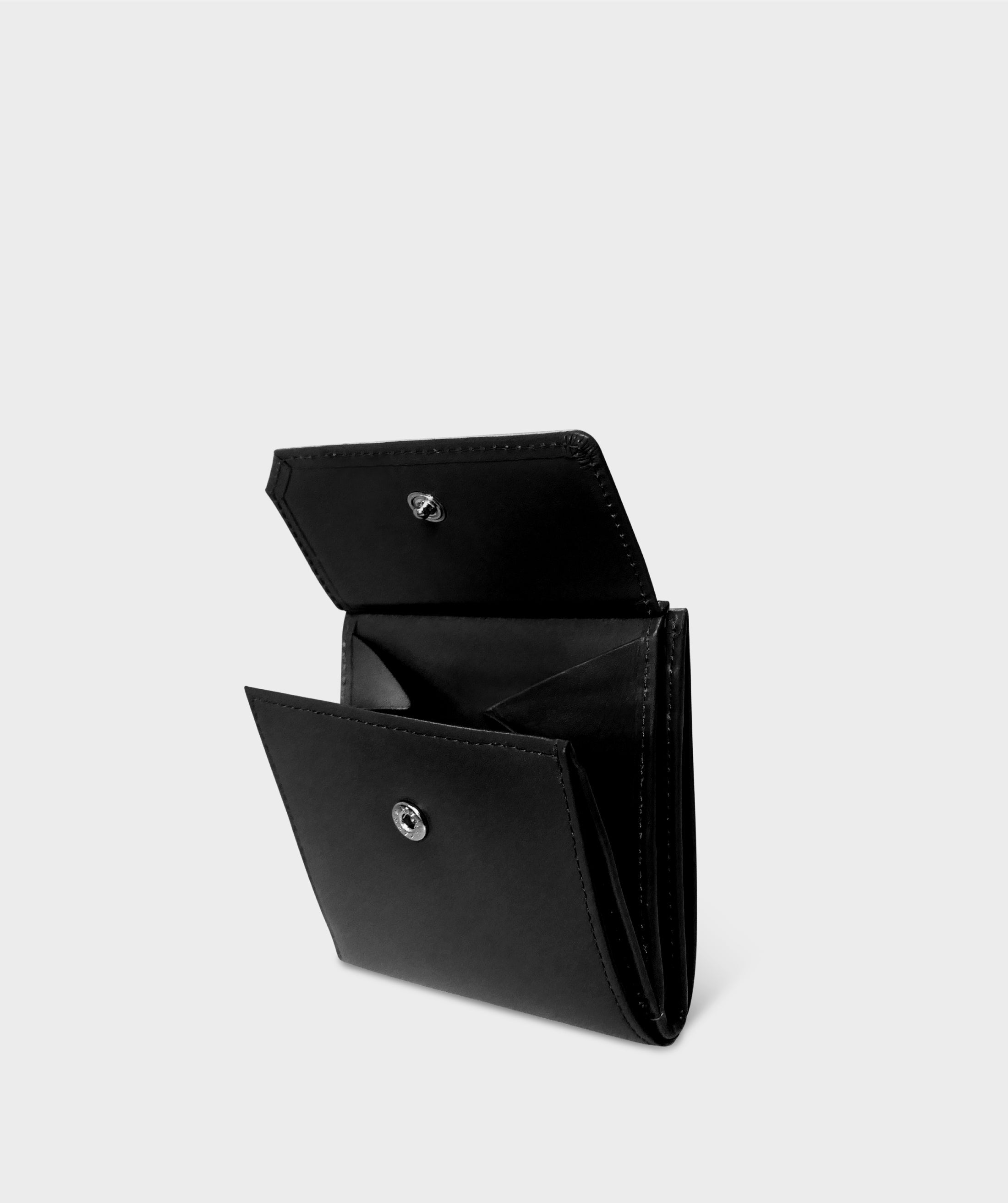 Taglich たぐりっひ タグリッヒ タグリッヒ - 革小物オンラインストア マジックポケット二つ折り財布 シフォン ブラック