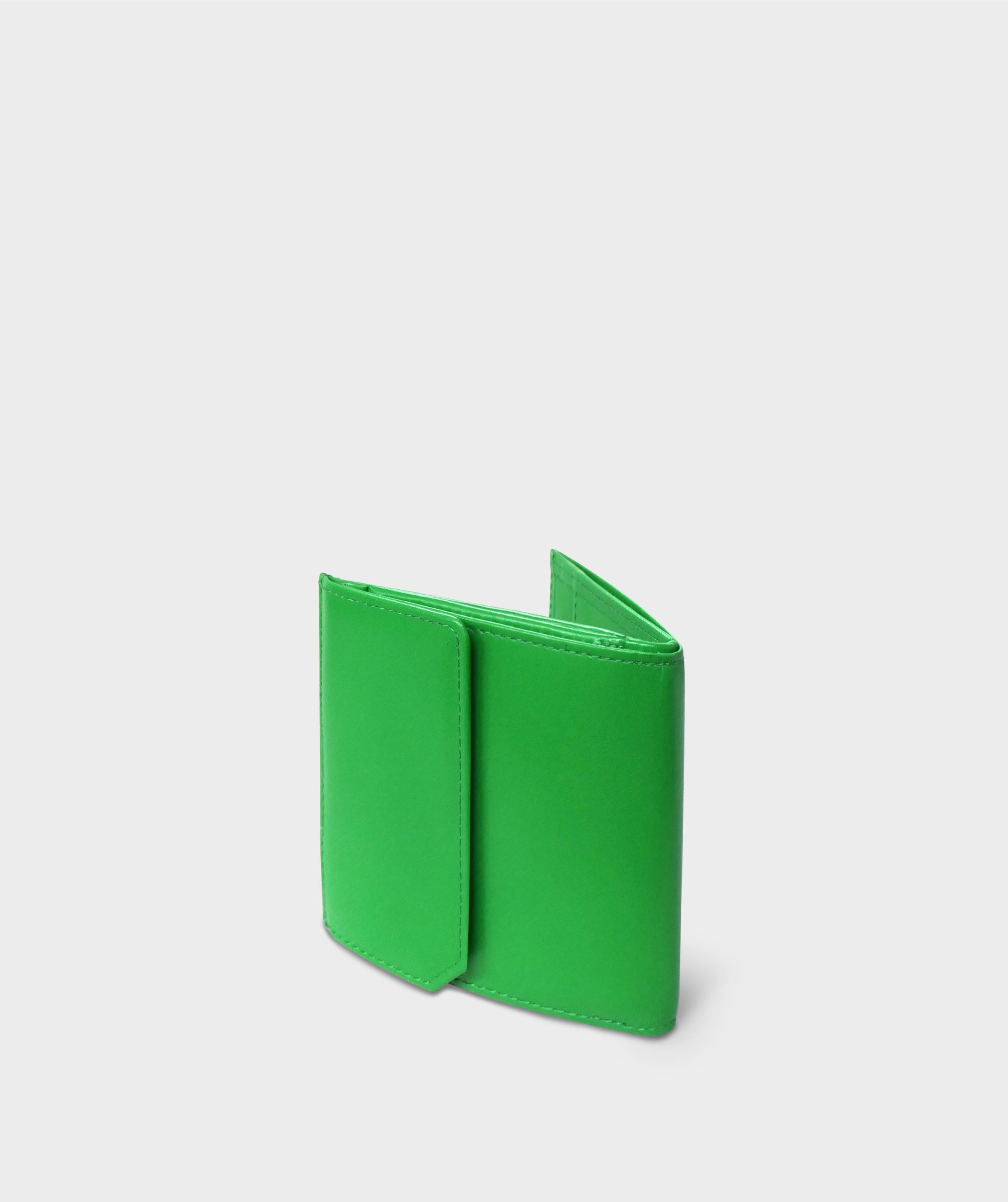 Taglich たぐりっひ タグリッヒ タグリッヒ- 革小物オンラインストア マジックポケット二つ折り財布 シフォン マラカイトグリーン