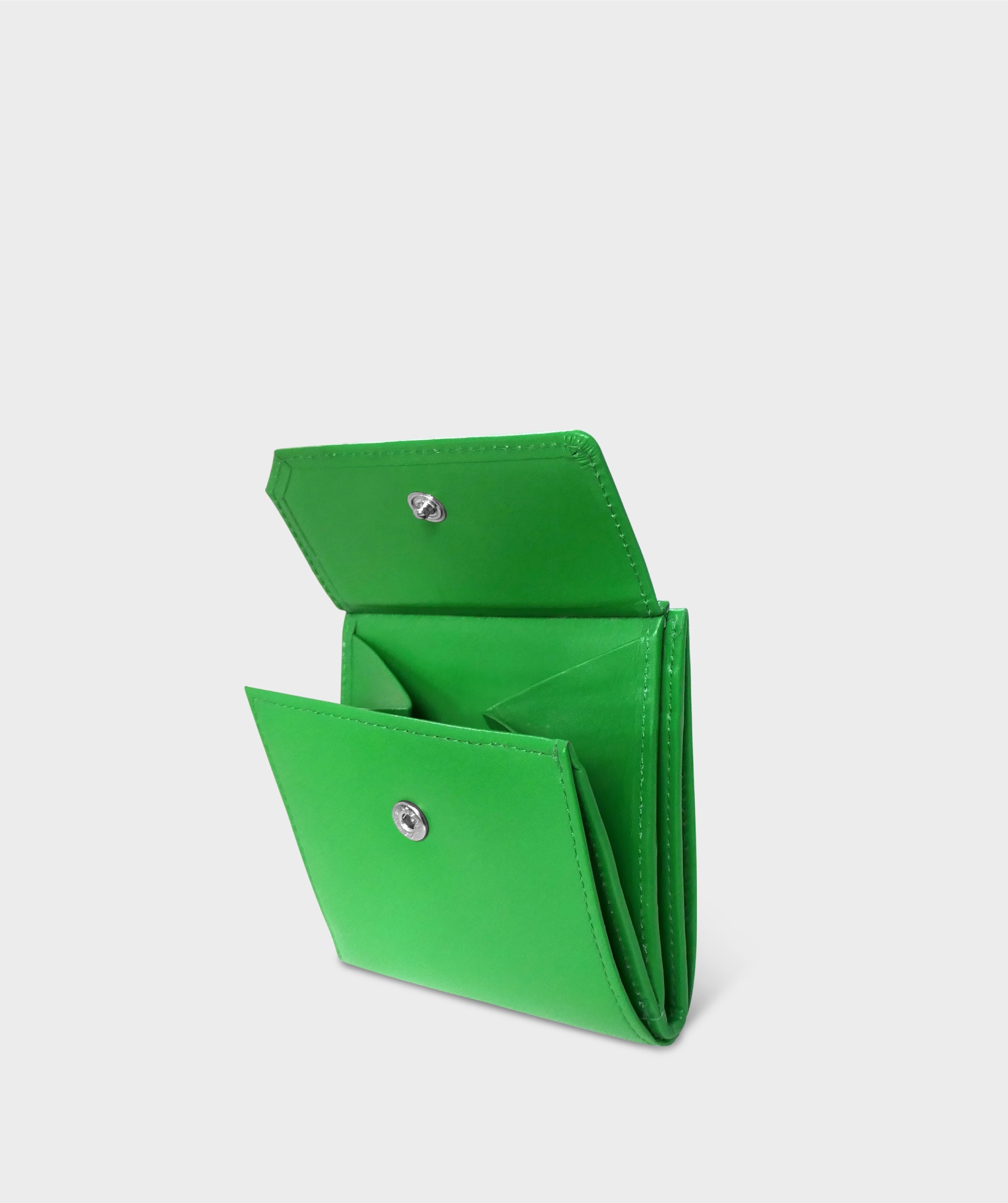 Taglich たぐりっひ タグリッヒ タグリッヒ- 革小物オンラインストア マジックポケット二つ折り財布 シフォン マラカイトグリーン