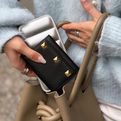 Taglich たぐりっひ タグリッヒ タグリッヒ - 革小物オンラインストア 極小三つ折り財布 アドリア ブラック