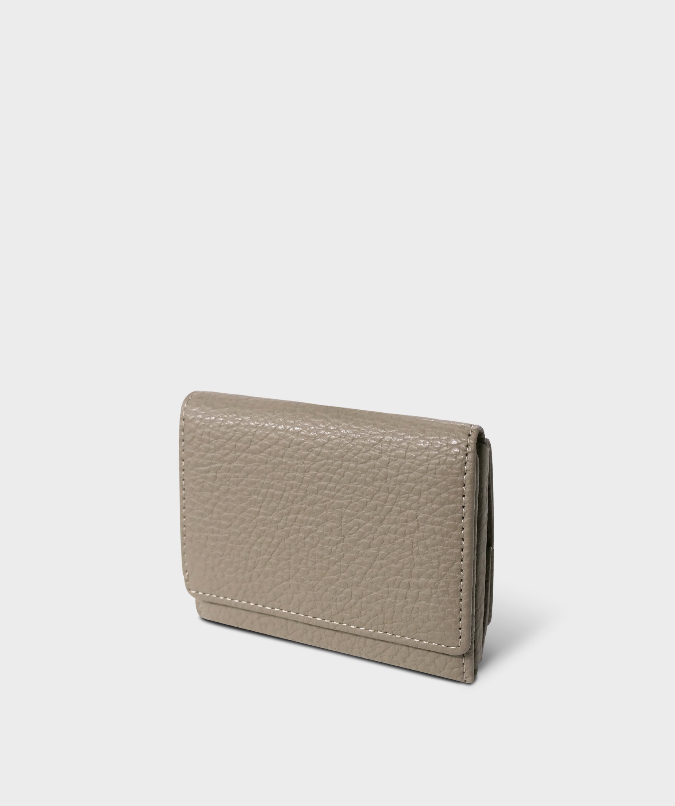 Taglich たぐりっひ タグリッヒ タグリッヒ - 革小物オンラインストア 極小三つ折り財布 アドリア グレージュ