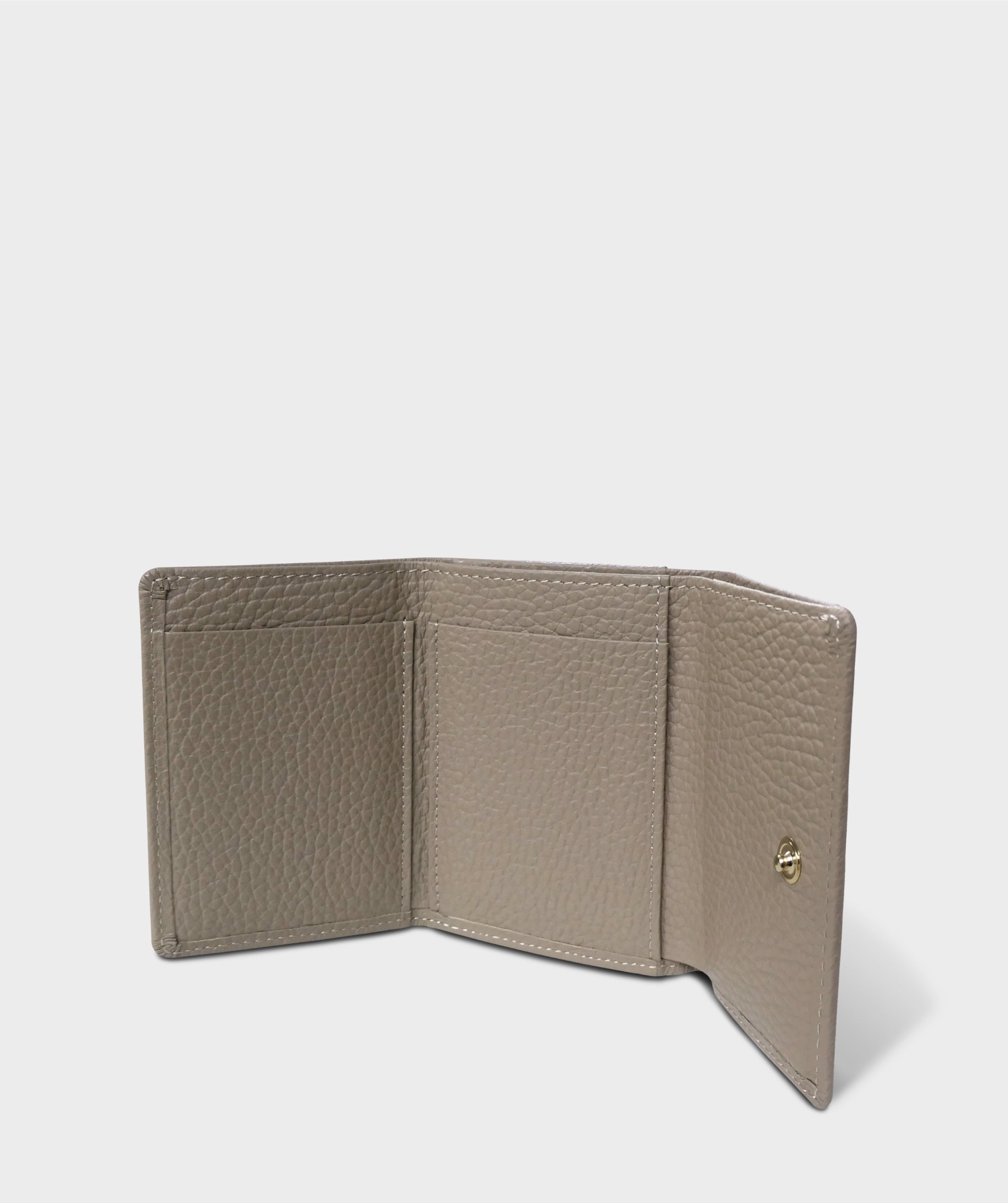 Taglich たぐりっひ タグリッヒ タグリッヒ - 革小物オンラインストア 極小三つ折り財布 アドリア グレージュ