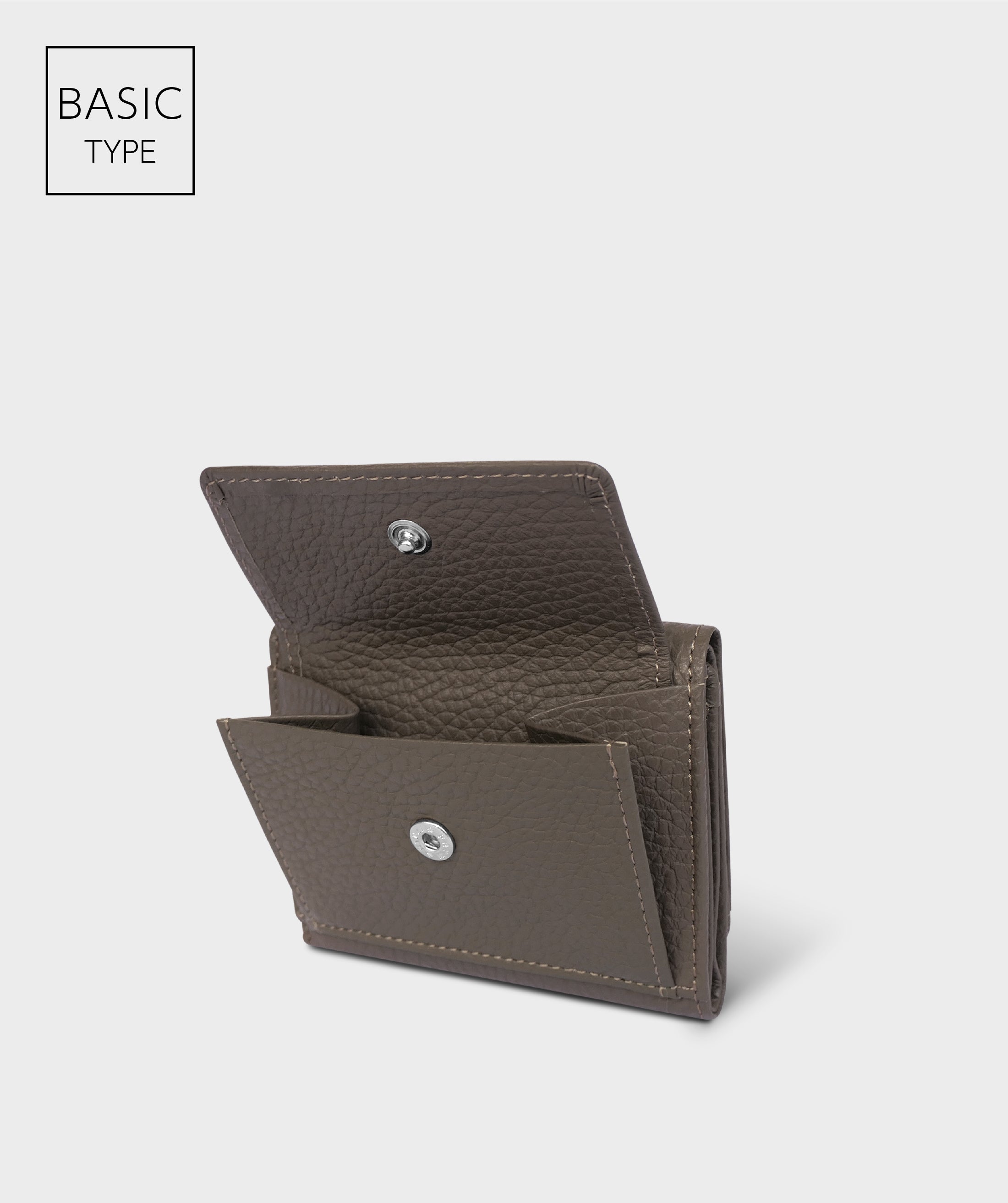 Taglich たぐりっひ タグリッヒ タグリッヒ - 革小物オンラインストア 極小三つ折り財布 アドリア エトープ