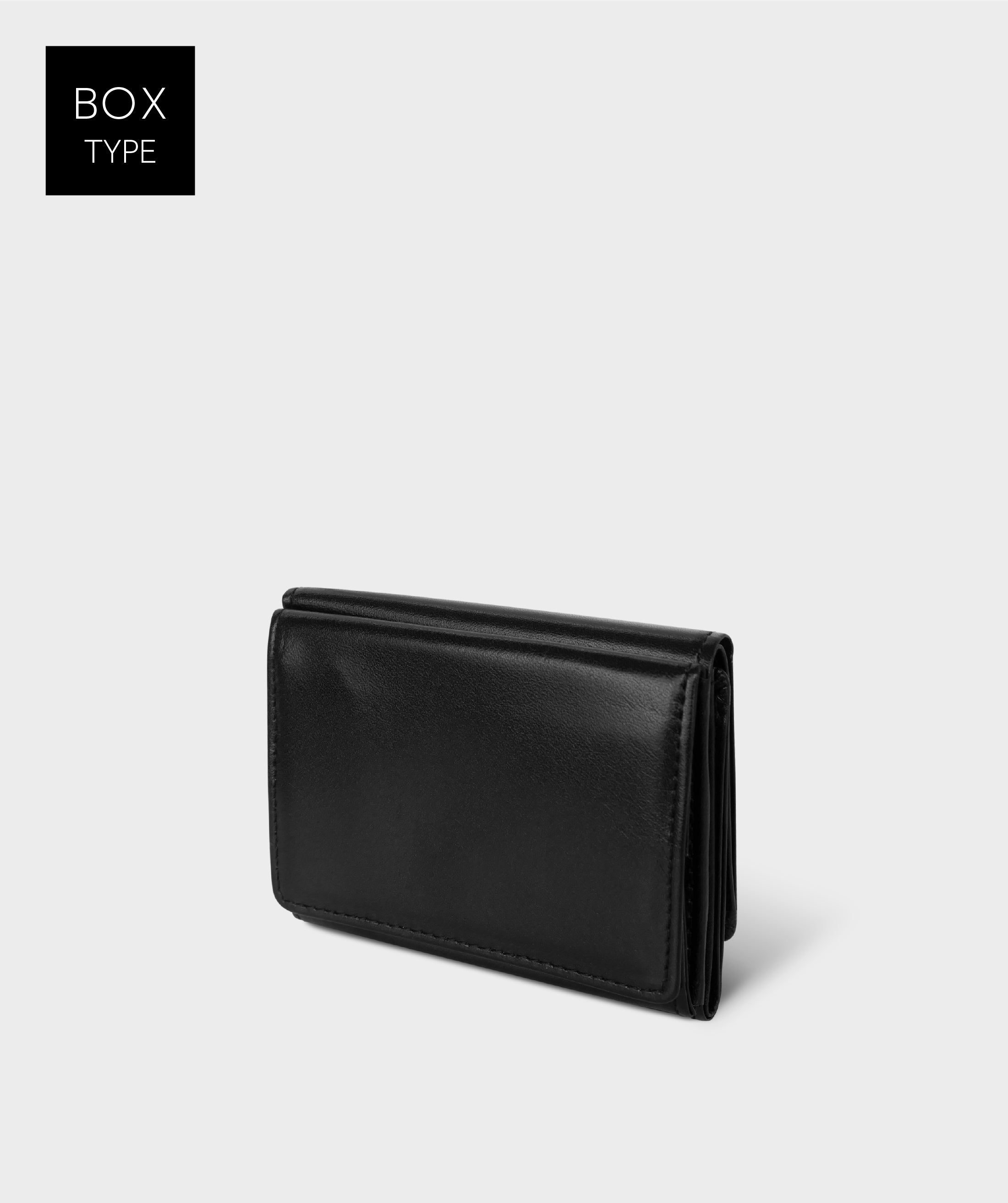 Taglich たぐりっひ タグリッヒ タグリッヒ - 革小物オンラインストア 極小三つ折り財布 シフォン ブラック