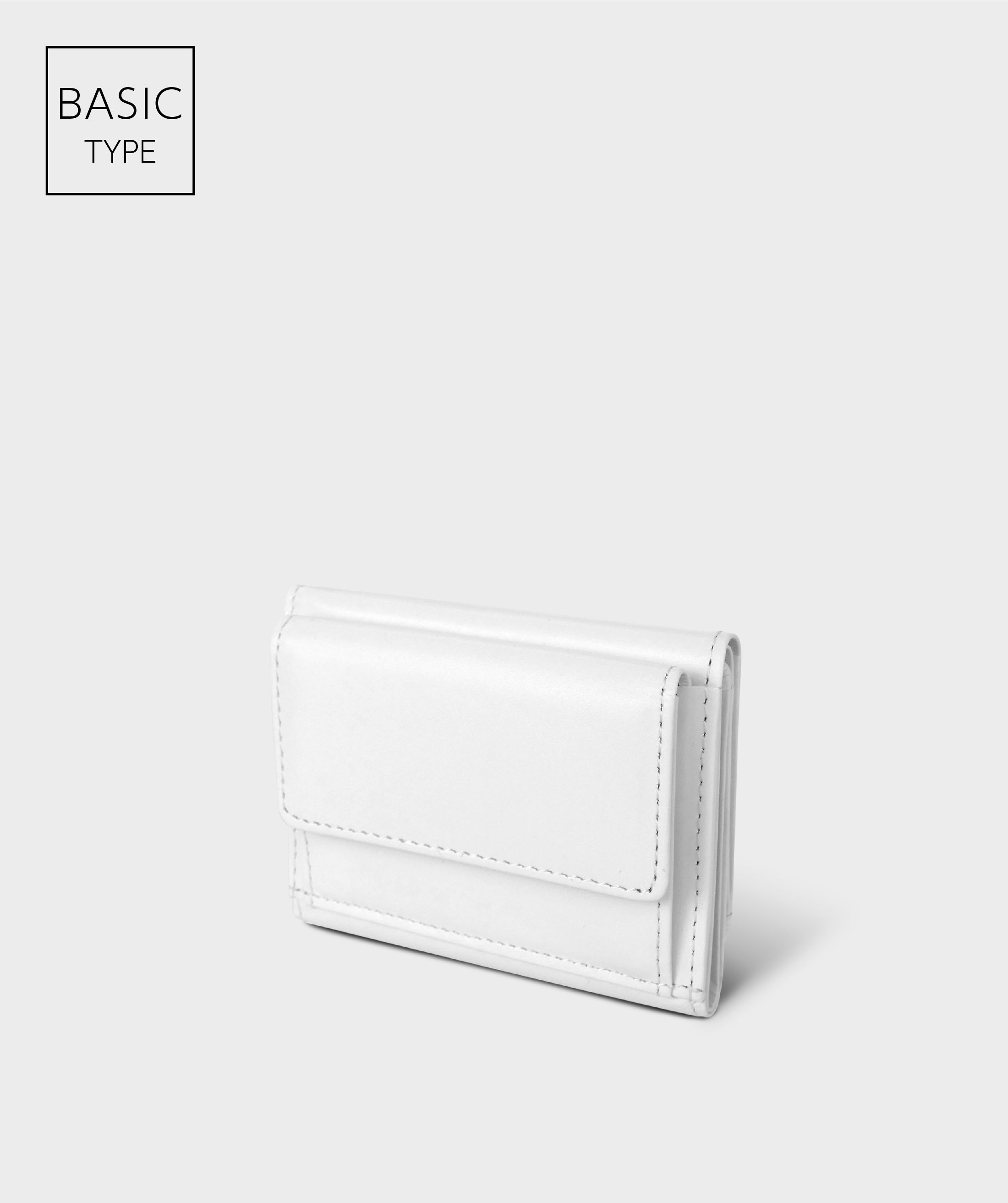 Taglich たぐりっひ タグリッヒ タグリッヒ - 革小物オンラインストア 極小三つ折り財布 シフォン ホワイト