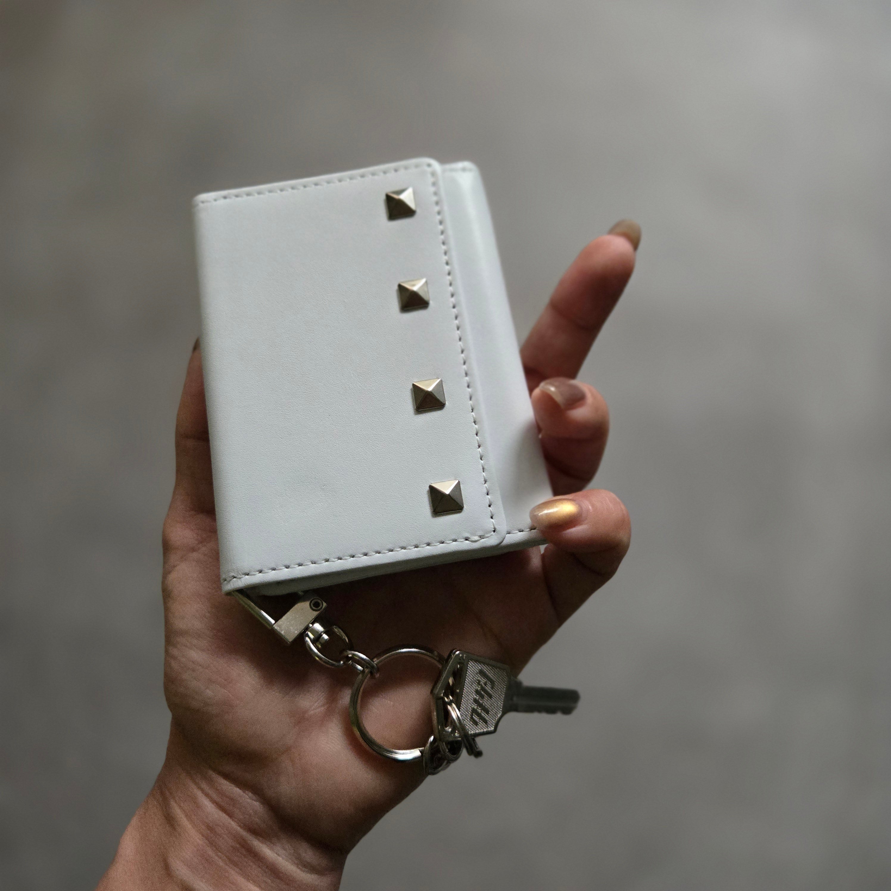 Taglich たぐりっひ タグリッヒ タグリッヒ - 革小物オンラインストア 極小三つ折り財布 シフォン ホワイト