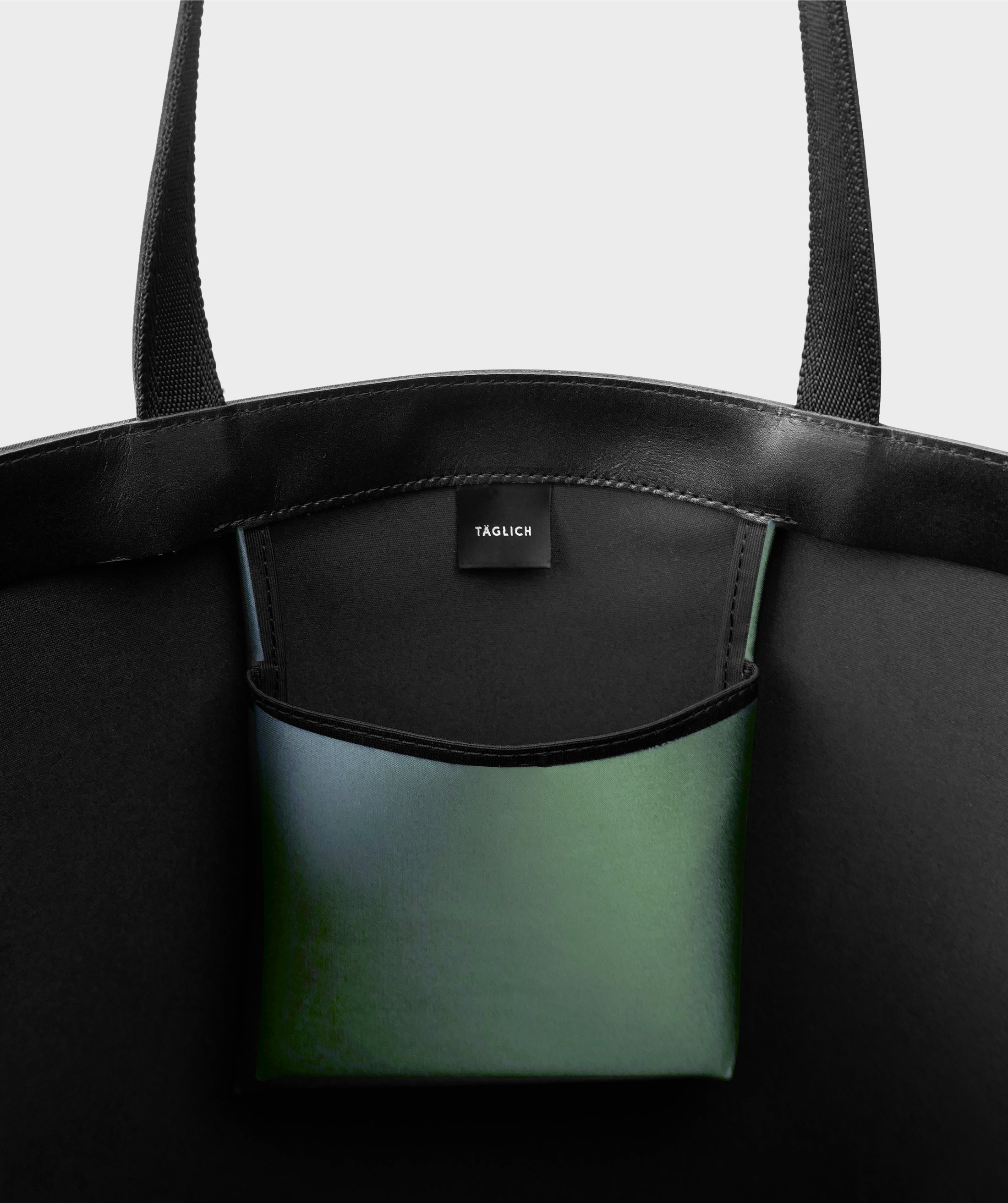 Taglich たぐりっひ タグリッヒ タグリッヒ - 革小物オンラインストア ナイロントートバッグ L ダークグリーン