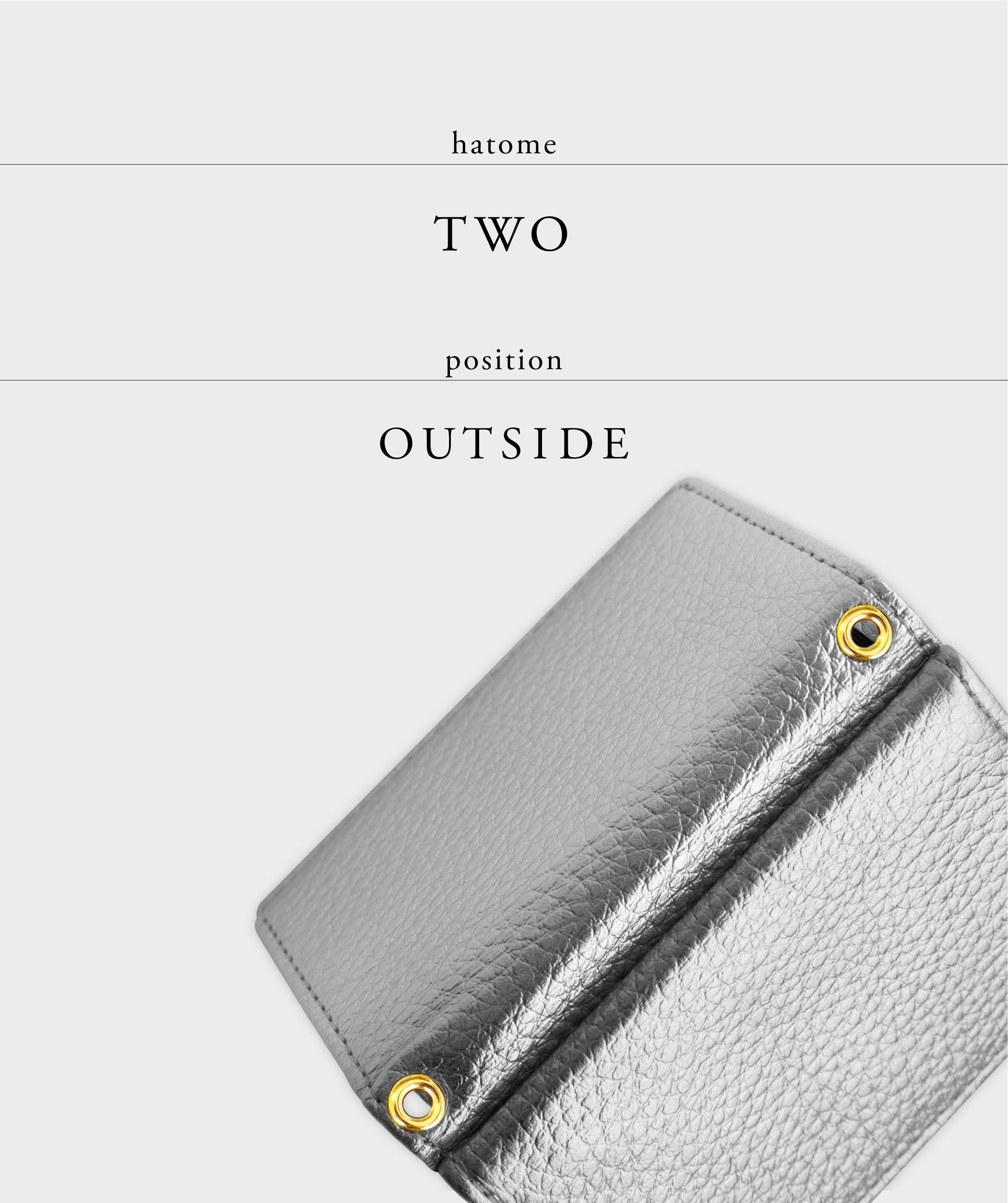 Taglich たぐりっひ タグリッヒ タグリッヒ- 革小物オンラインストア 【限定ギフト価格】ハトメ加工 極小三つ折り財布用