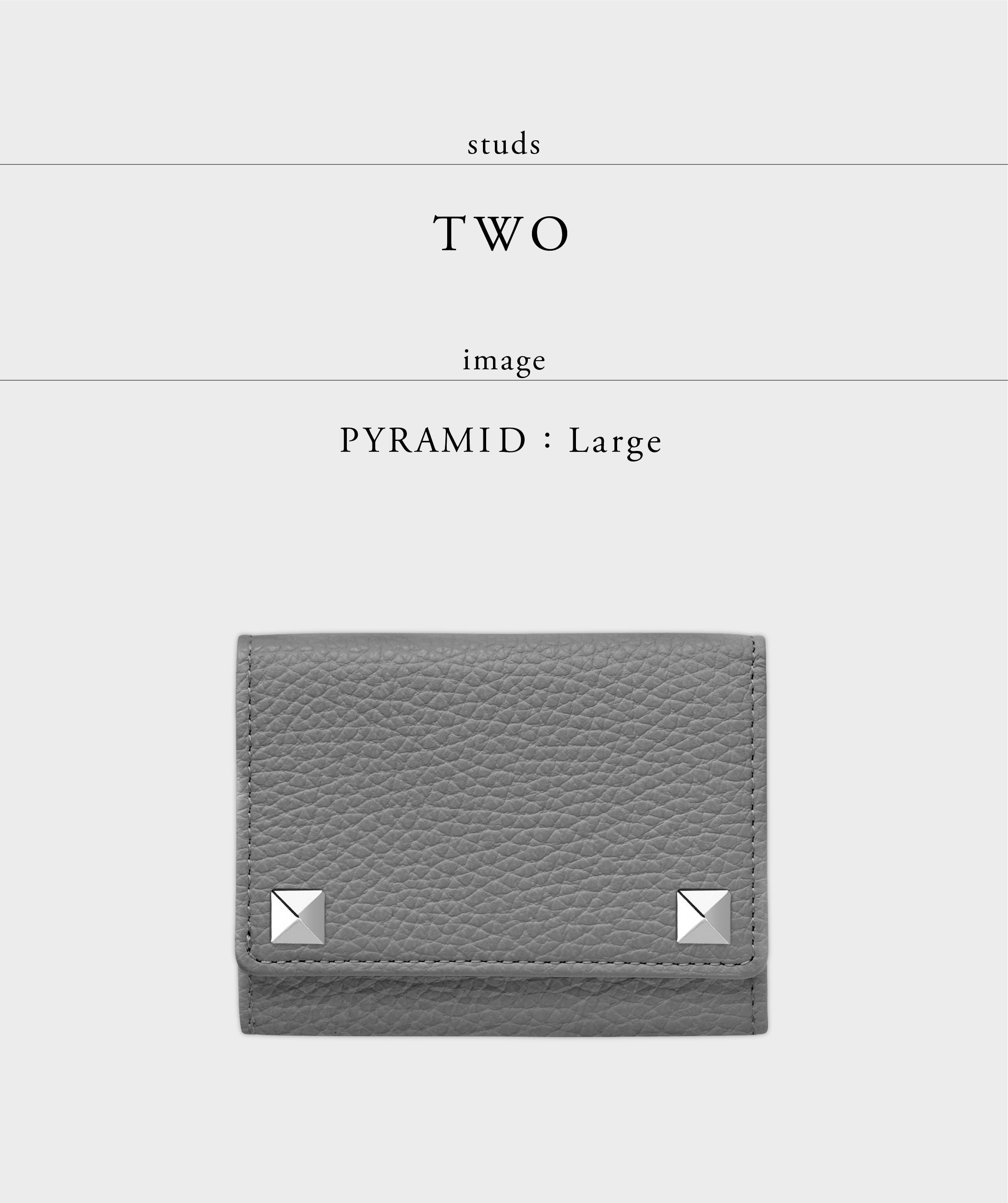 Taglich たぐりっひ タグリッヒ タグリッヒ - 革小物オンラインストア 【限定ギフト価格】スタッズ加工【2個】 極小三つ折り財布用